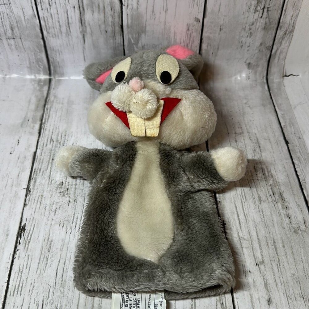 Vintage Bugs‎ Bunny Hand Puppet Plush 12” Mighty Star Made in Korea 69